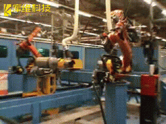 罐體雙機(jī)器人環(huán)縫焊接自動(dòng)生產(chǎn)線