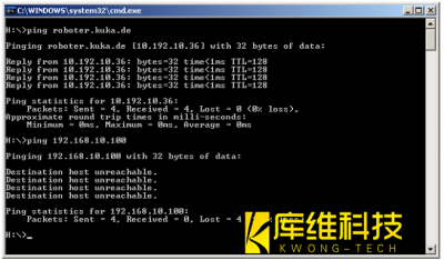 <b>庫卡機器人KRC4控制系統 Ping 的工作原理</b>